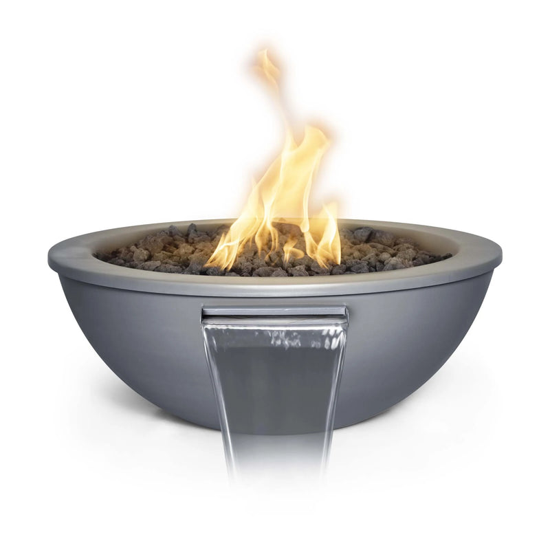 The Outdoor Plus Metal Powder Coated Sedona Natural Gas Fire & Water Bowl | GW STORE