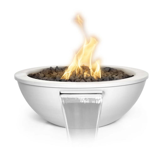 The Outdoor Plus Metal Powder Coated Sedona Natural Gas Fire & Water Bowl | GW STORE