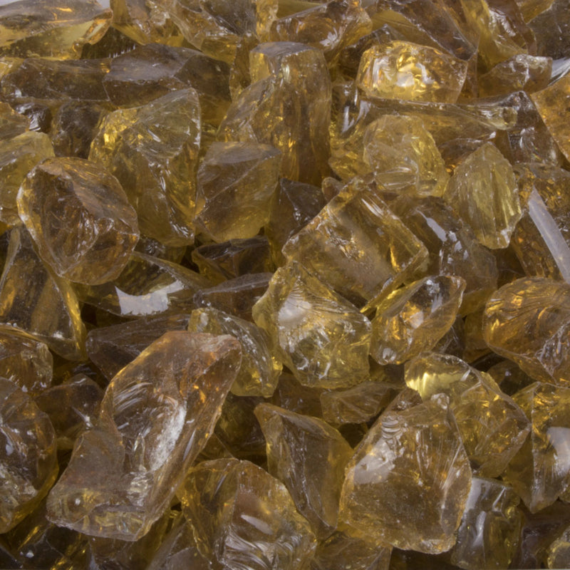 The Outdoor Plus Clear Fire Glass 25 lb Bag | GW STORE