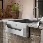 Hestan GISH30 / GIS30 30" Outdoor Insulated Sink with Marquis Accented Speed Rail | GW STORE