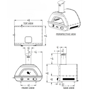 Bull 69550 Dual Fuel Countertop Pizza Oven | GW STORE
