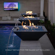 The Outdoor Plus Natural Gas Concrete Maya Fire & Water Bowl | GW STORE