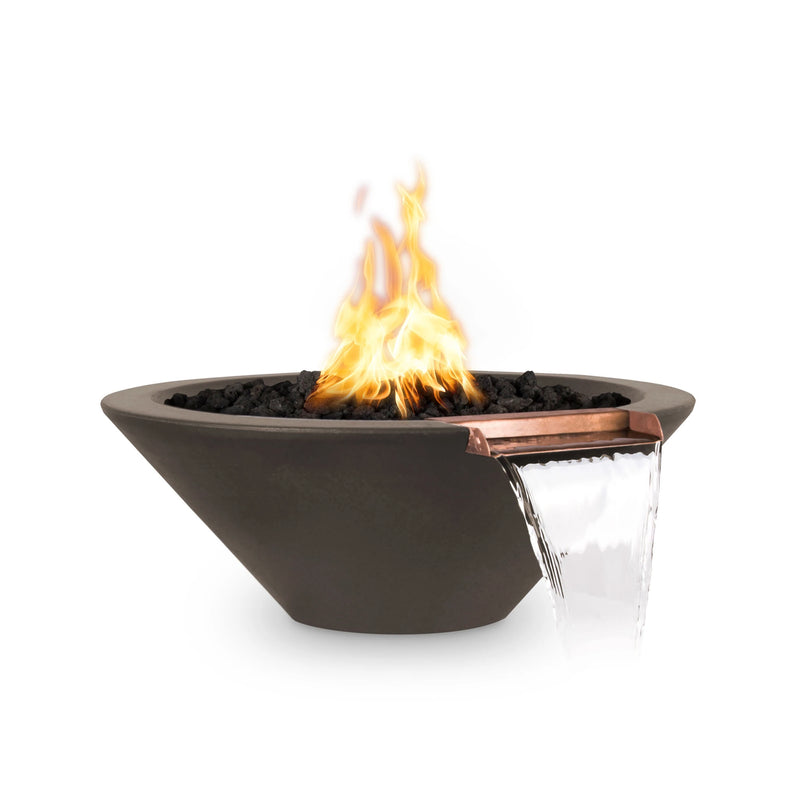 The Outdoor Plus Concrete Propane Gas Cazo Fire & Water Bowl  | GW STORE