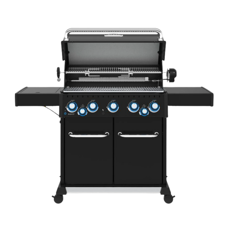 Broil King Baron 590 PRO 5-Burner Gas Grill w/ Rotisserie & Side Burner | GW STORE