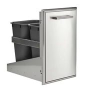 Coyote 18-Inch Front to Back Double Trash / Recycle Bin | GW STORE