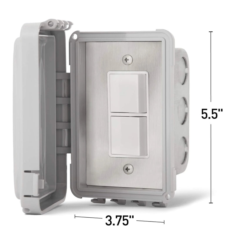 Infratech Single Duplex Stack Switch w/ Weatherproof Cover | GW STORE