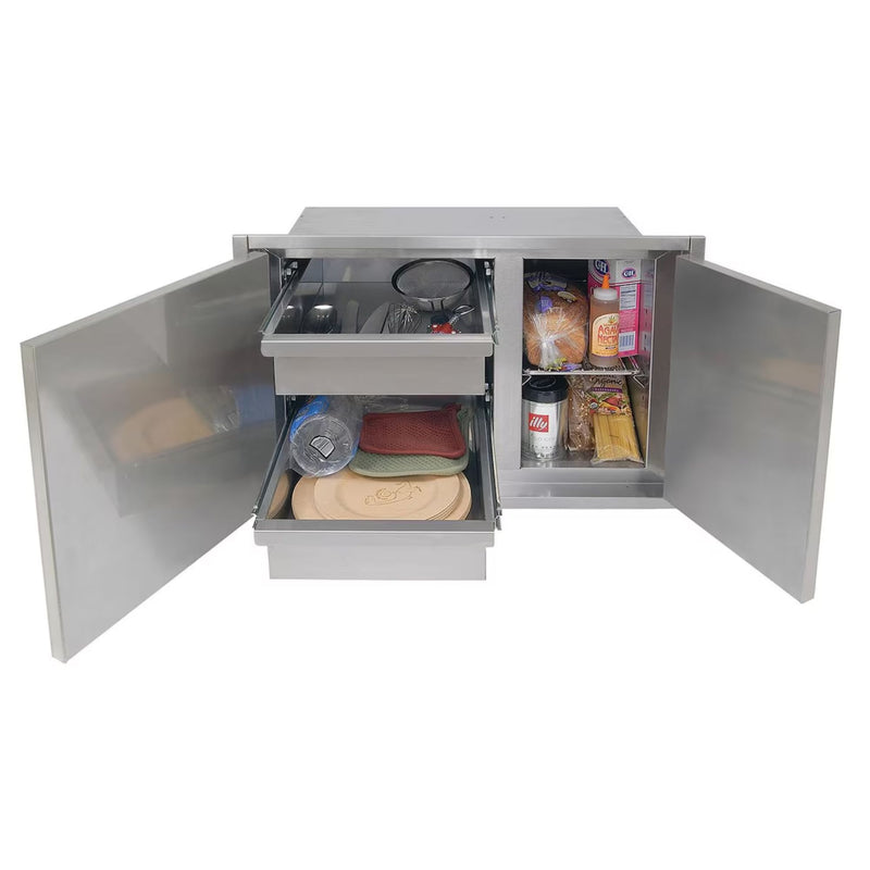 Alfresco 42 X 21-Inch Low Profile Sealed Dry Storage Pantry | GW STORE