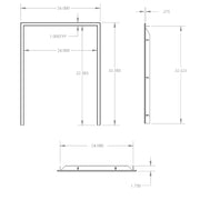 Summerset Trim Kit for Small 24-Inch Refrigerators & Wine Coolers | GW STORE