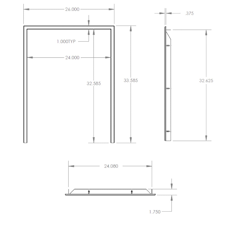 Summerset Trim Kit for Small 24-Inch Refrigerators & Wine Coolers | GW STORE