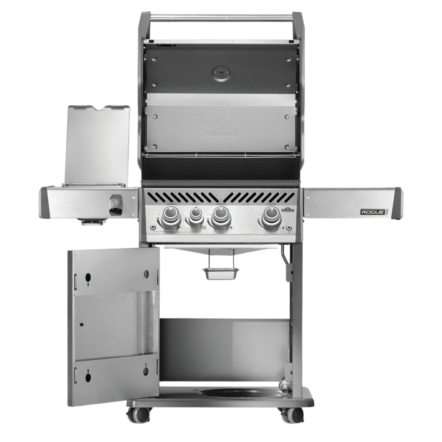 Napoleon Rogue® PRO 425 SIB Stainless Steel Freestanding Gas Grill w/ Infrared Side Burner | GW STORE