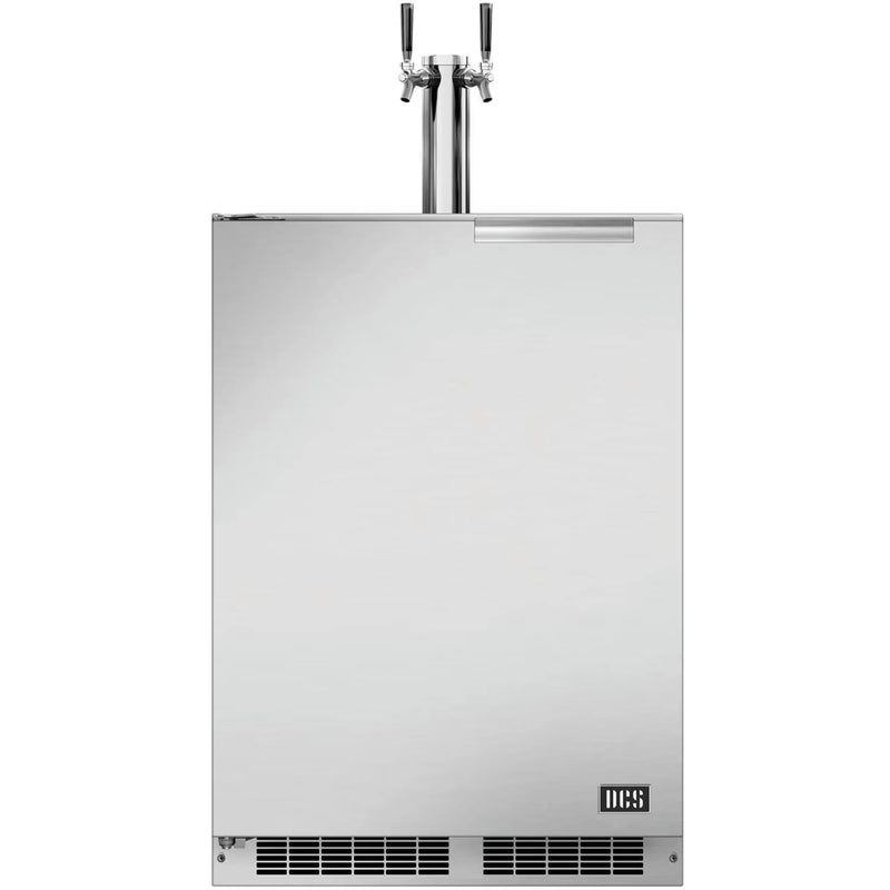 DCS 24-Inch 5.7 Cu. Ft. Outdoor Rated Dual Tap Beer Dispenser / Kegerator | GW STORE