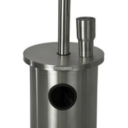 Well Traveled Living Stainless Steel Patio Heater w/ Table | GW STORE