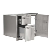 Coyote 31-Inch Double Drawer & Door Combo | GW STORE