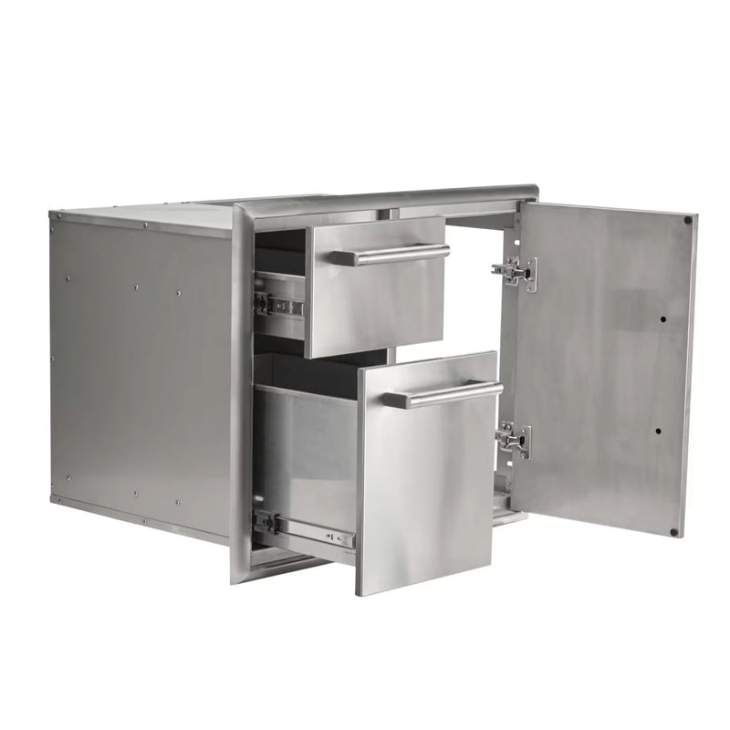 Coyote 31-Inch Double Drawer & Door Combo | GW STORE