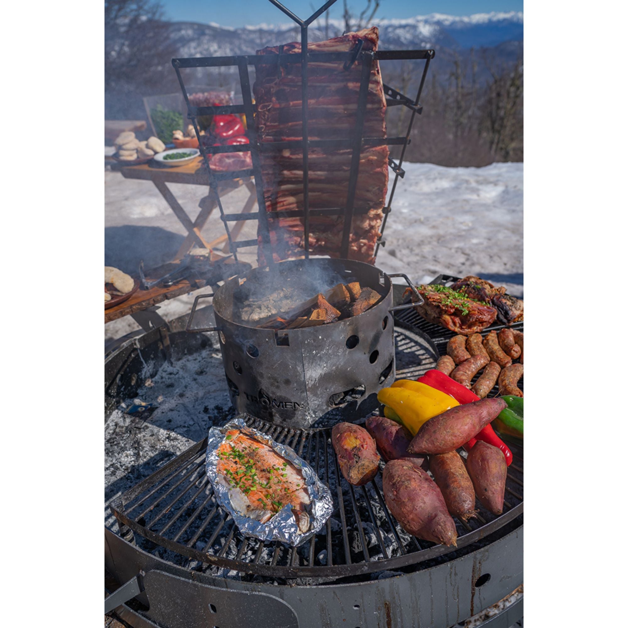 Tromen Duomo Firepit Open Fire with Trolley | Buy at GW STORE — GW