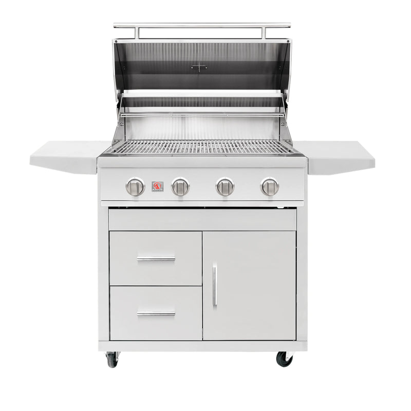Summerset Deluxe Cart for 32-Inch Sizzler Series Grills | GW STORE