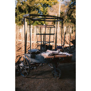 Tromen Duomo Firepit Open Fire Argentine Grill with Trolley | GW STORE