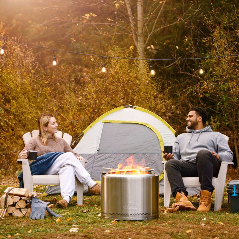 Napoleon Timberwolf 22-Inch Stainless Steel Smokeless Fire Pit | GW STORE