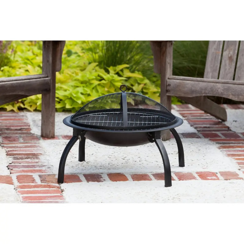 Well Traveled Living 22-Inch Folding Fire Pit | GW STORE