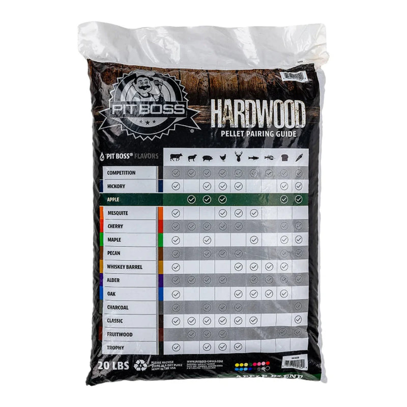Pit Boss Apple Blend Hardwood Pellets, 20lb | GW STORE