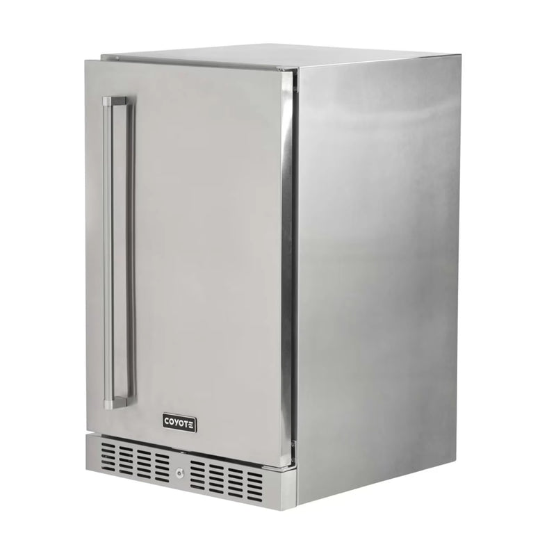 Coyote 21-Inch 4.1 Cu. Ft. Right Hinge Built-In Refrigerator | GW STORE