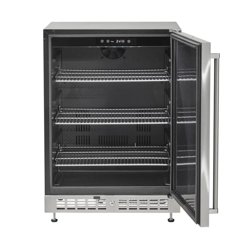 Coyote 21-Inch 4.1 Cu. Ft. Left Hinge Built-In Refrigerator | GW STORE