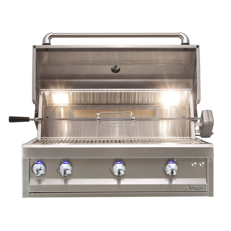Artisan Professional 36-Inch 3-Burner Built-In Gas Grill w/ Rotisserie | GW STORE