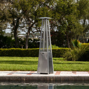 Well Traveled Living Stainless Steel Propane Pyramid Flame Heater | GW STORE