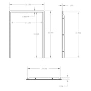 Summerset Trim Kit for 24-Inch Outdoor Kegerator | GW STORE