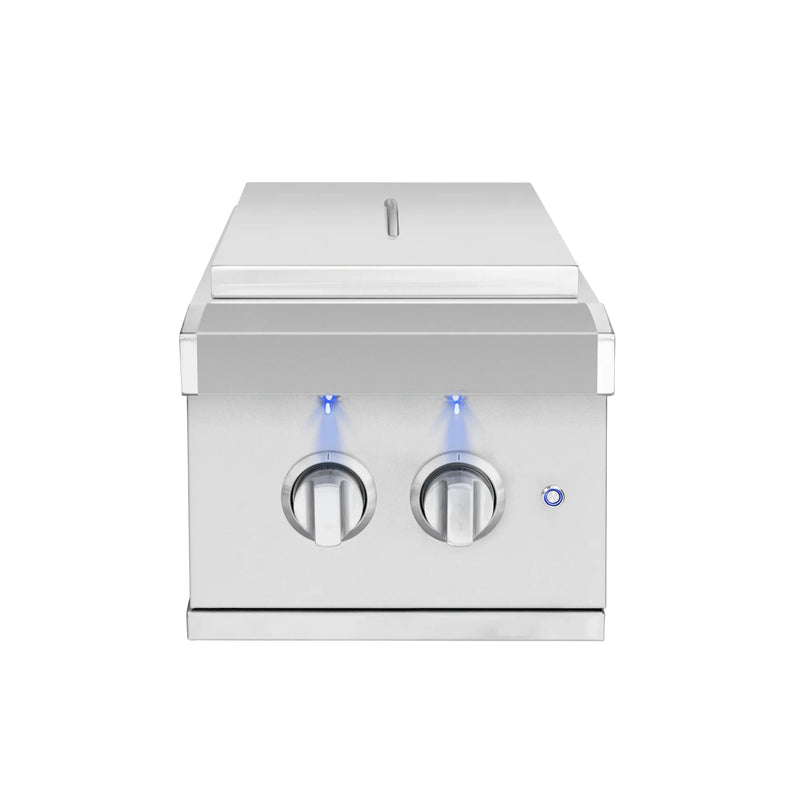 American Made Grills Atlas Gas Double Side Burner | GW STORE