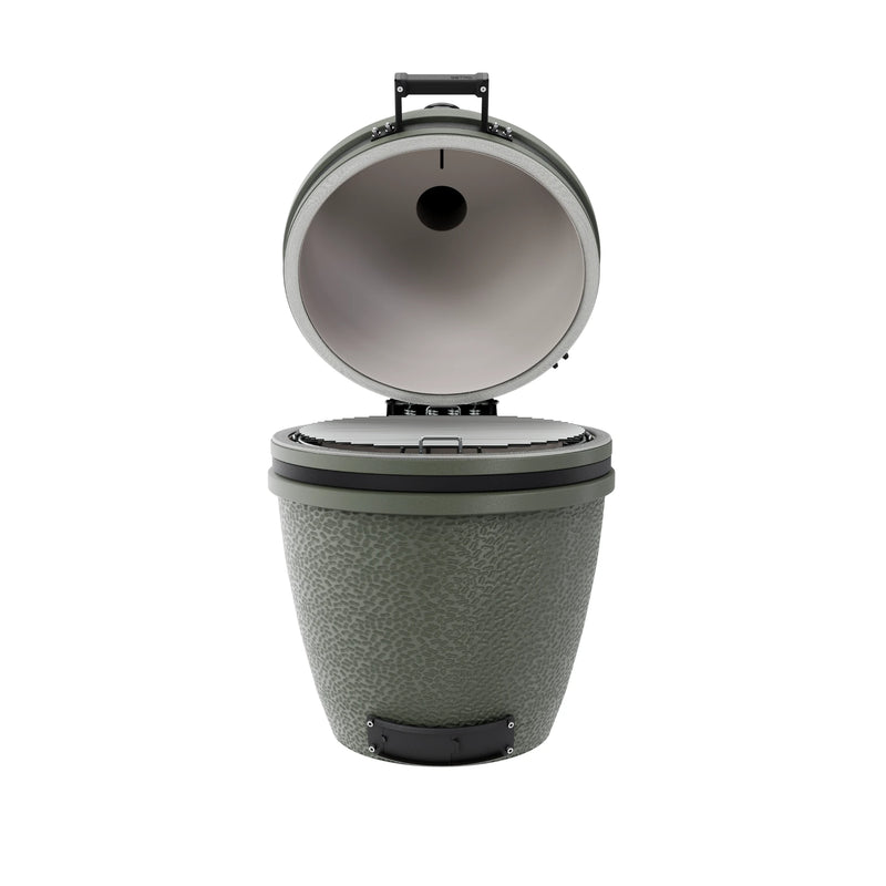 BSTRD Core Large Solo Alpine Green Built-In Kamado Charcoal Grill | GW STORE
