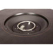 Well Traveled Living Perissa Woven Round Aluminum Propane Fire Pit | GW STORE