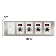 Infratech 4-Zone Analog Controller w/ Digital Timer | GW STORE