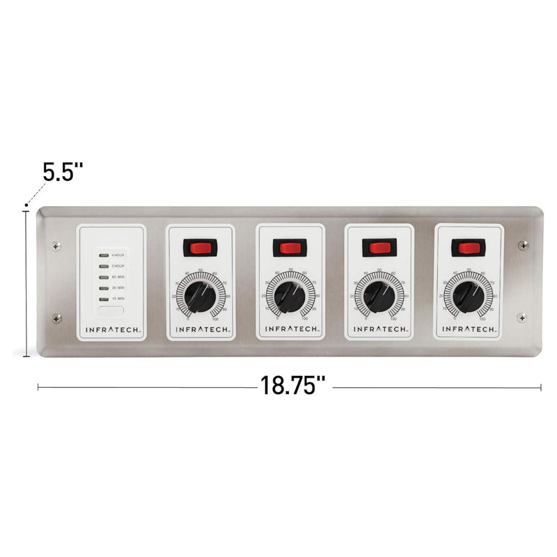 Infratech 4-Zone Analog Controller w/ Digital Timer | GW STORE
