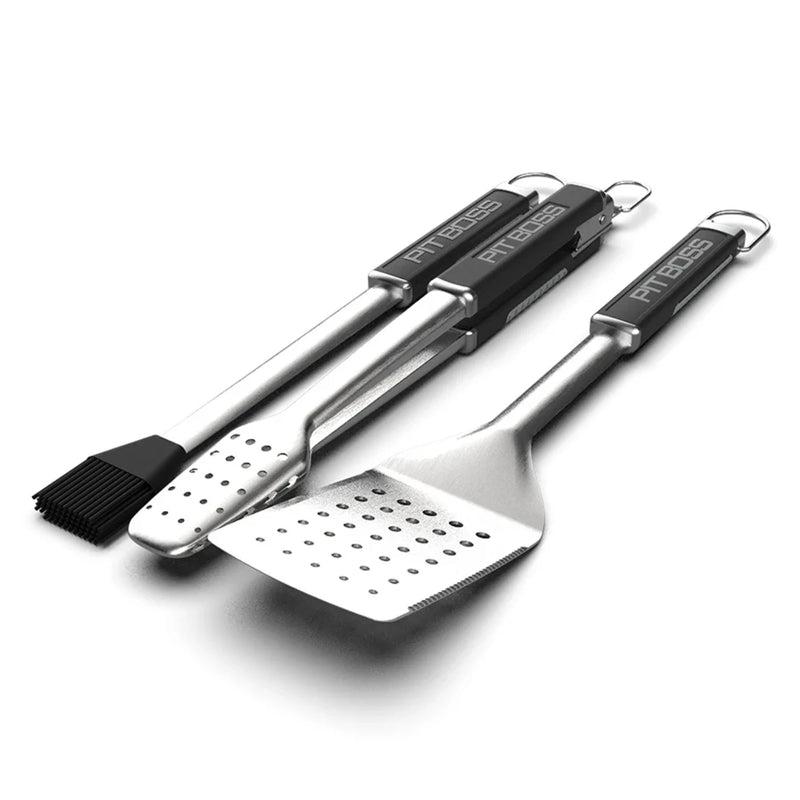 Pit Boss Soft Touch 3-Piece BBQ Tool Set | GW STORE
