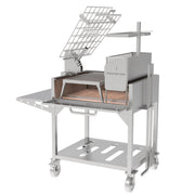 Tagwood BBQ33SS Argentine Freestanding Clamp Grill w/ Firebox | GW STORE