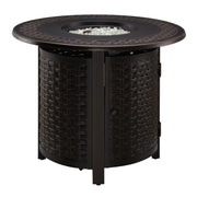 Well Traveled Living Hendricks Aluminum 34" Round Propane Fire Pit | GW STORE