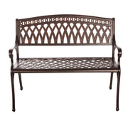 Well Traveled Living Simone Cast Aluminum Bench | GW STORE