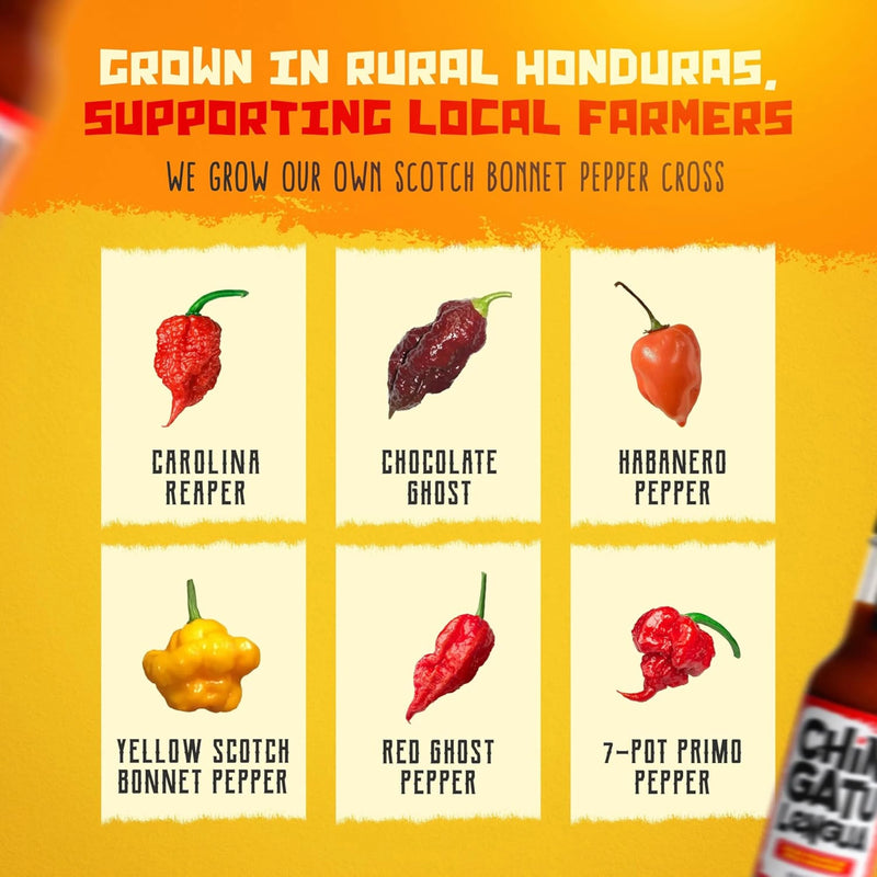 Chile Lengua de Fuego Dragon's Breath Hot Sauce Bundle | GW STORE
