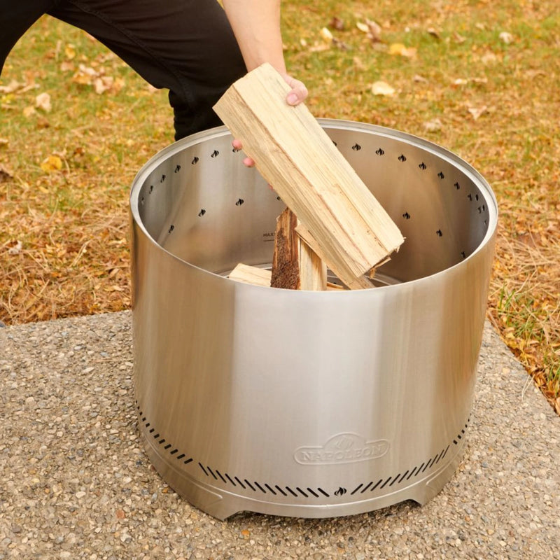 Napoleon Timberwolf 18-Inch Stainless Steel Smokeless Fire Pit | GW STORE
