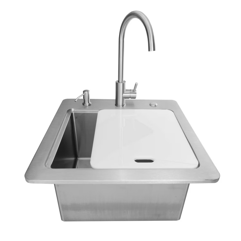 Coyote 21-Inch Sink w/ Drain, Faucet & Soap Dispenser | GW STORE