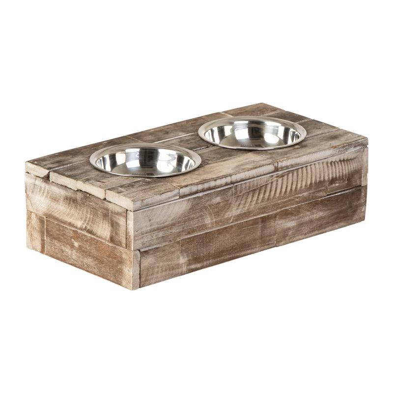 Huntley Pet Berjen Small Double Feeder | GW STORE