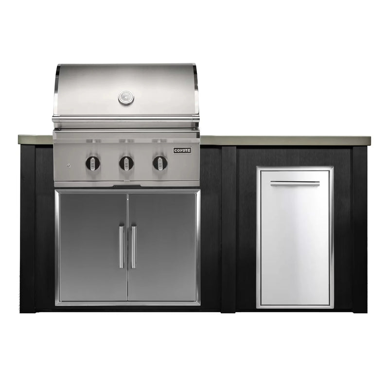 Haven Outdoor 72-Inch Outdoor Kitchen Island w/ Coyote 30-Inch Grill | GW STORE