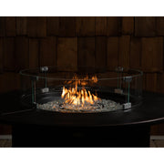 Well Traveled Living Tempered Glass Wind Guard for Round Fire Pits | GW STORE