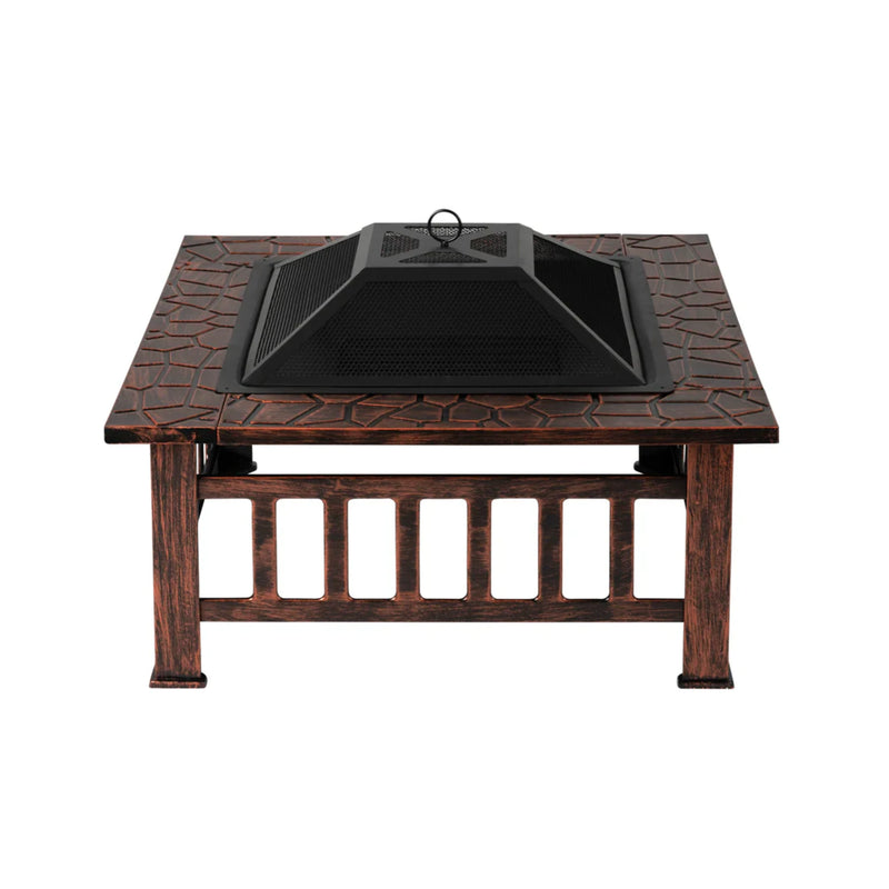 Well Traveled Living Foxdale Square Wood-Burning Fire Pit | GW STORE