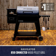 Pit Boss Navigator 850 Series WiFi & Bluetooth Freestanding Wood Pellet Grill & Smoker | GW STORE