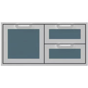 Hestan 42" Double Drawer & Storage Door Combo Recessed Marquise Acc | GW STORE