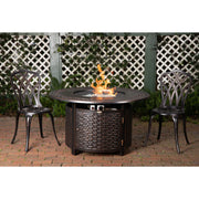 Well Traveled Living Bellante Woven Aluminum Propane Fire Pit | GW STORE