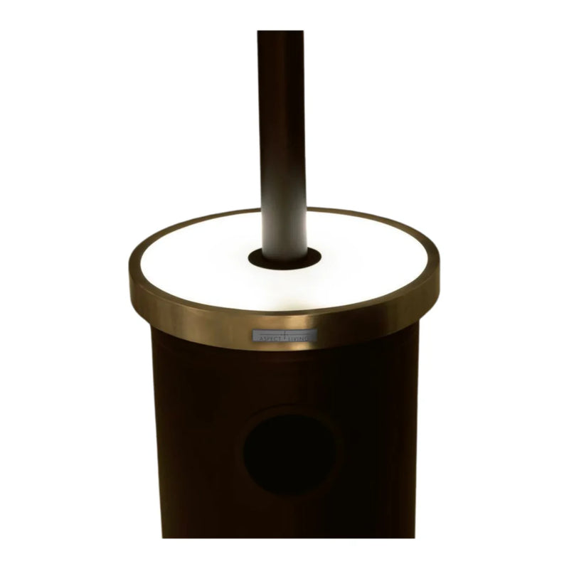 Well Traveled Living Mocha Finish Patio Heater w/ Led Table | GW STORE