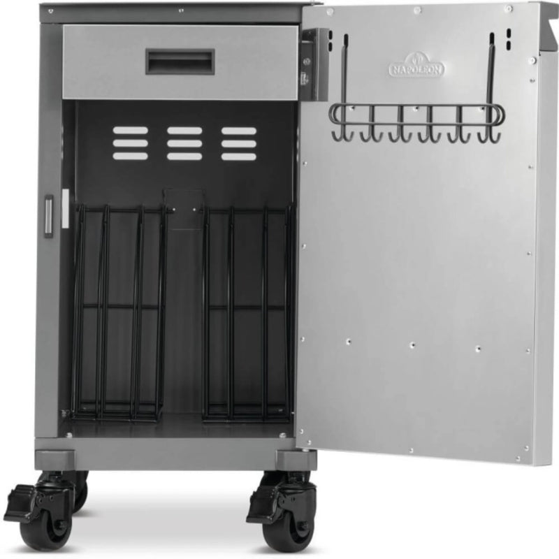 Napoleon Prestige® Under Grill Storage, Two Carts | GW STORE
